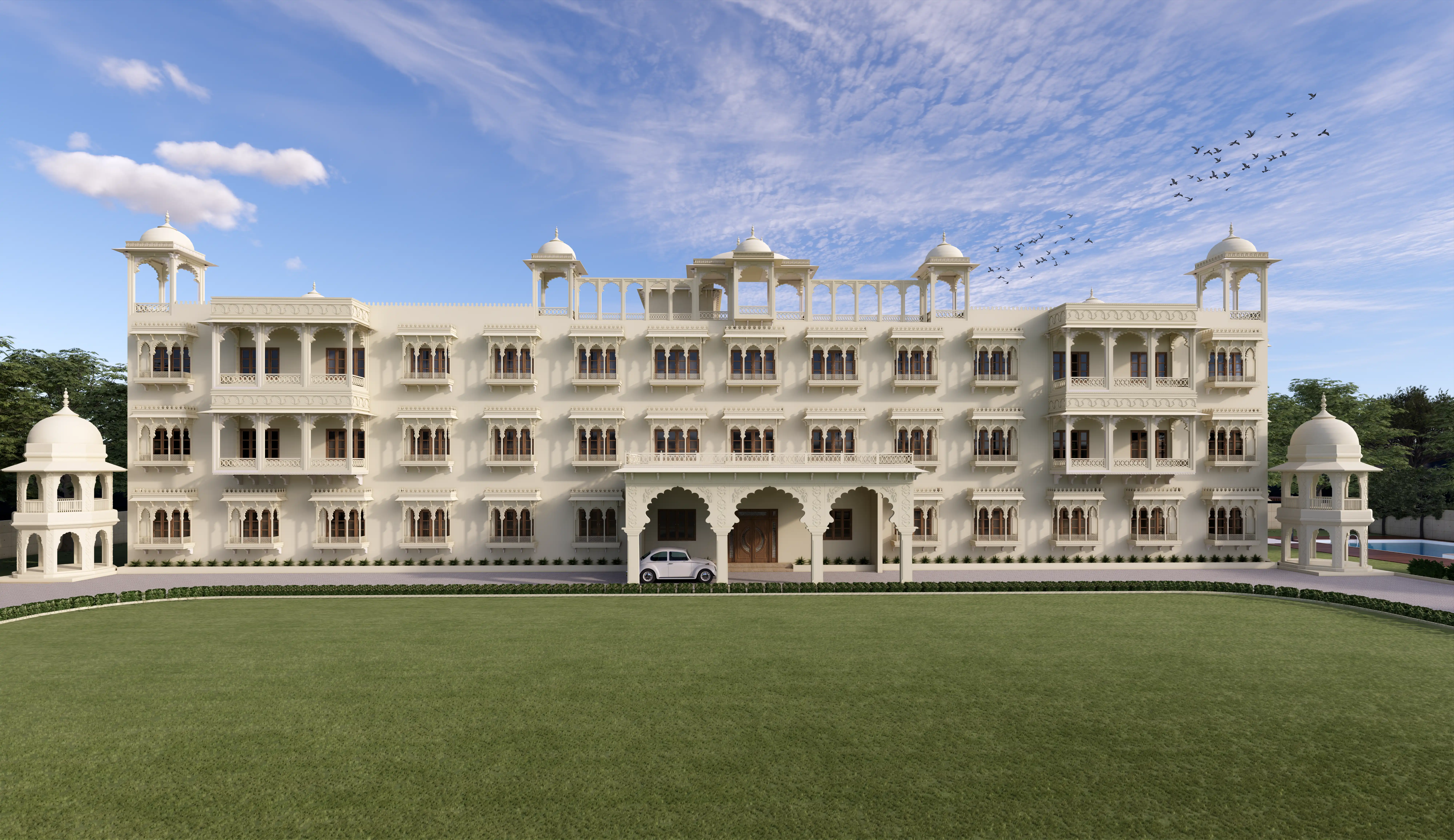 Hotel Elevation at Anand